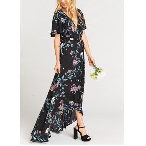 Show Me Your Mumu Sophia Wrap Maxi Dress XS